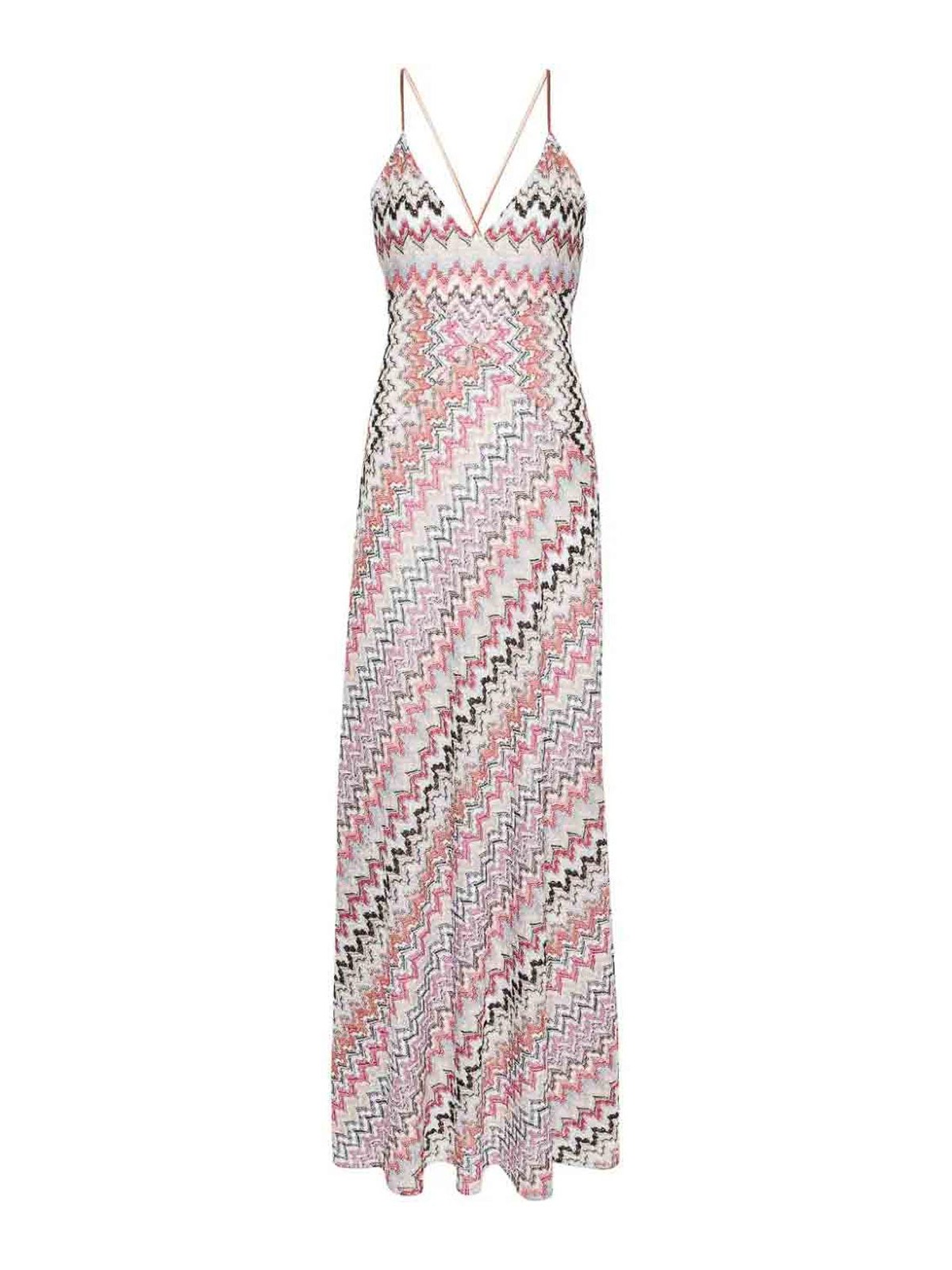 Missoni Strapless Dress In Multi