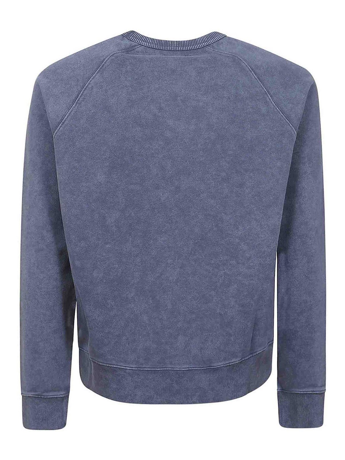 Shop Fay Crew Neck Sweatshirt In Blue