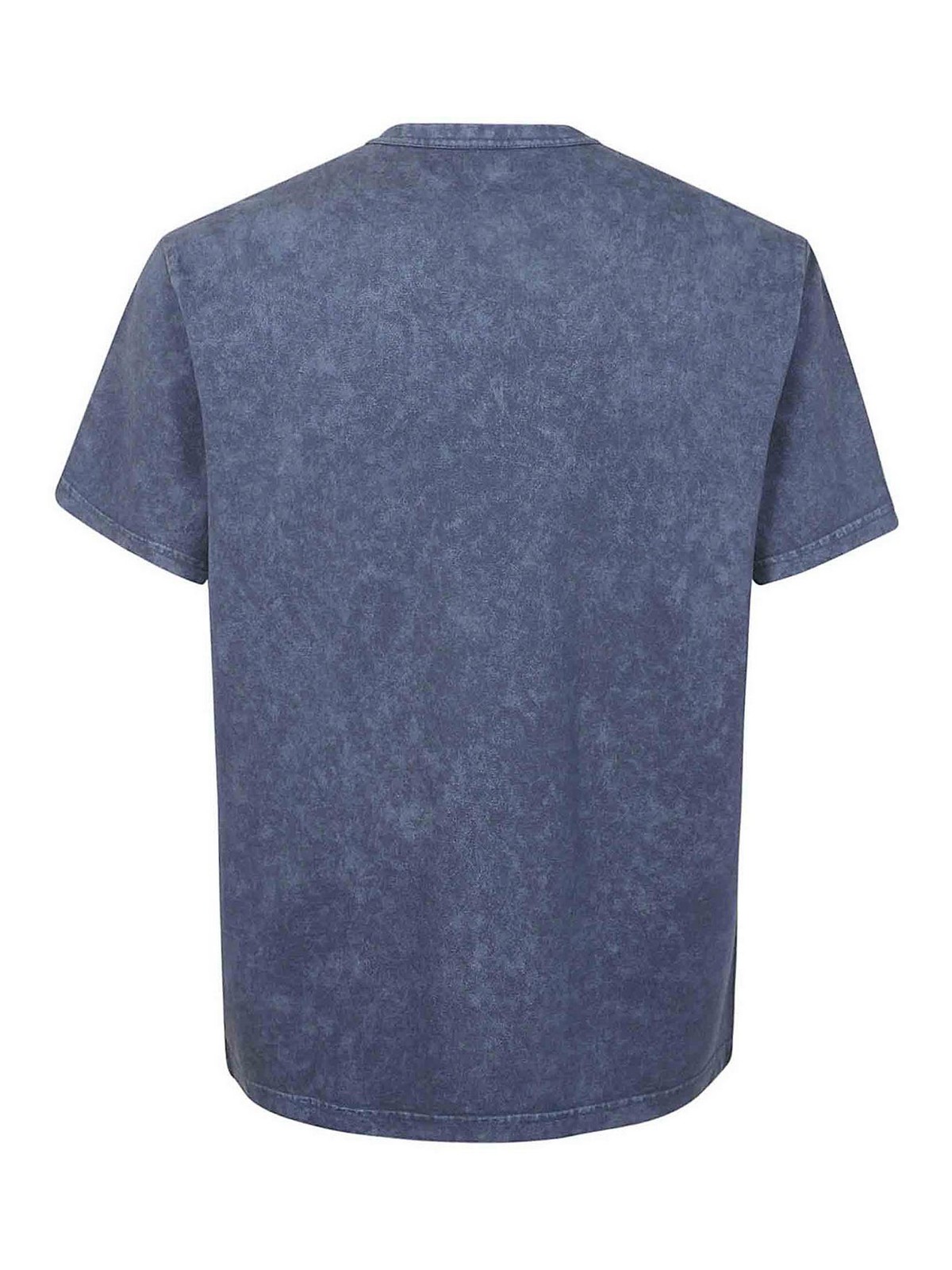 Shop Fay Crew Neck T-shirt In Blue