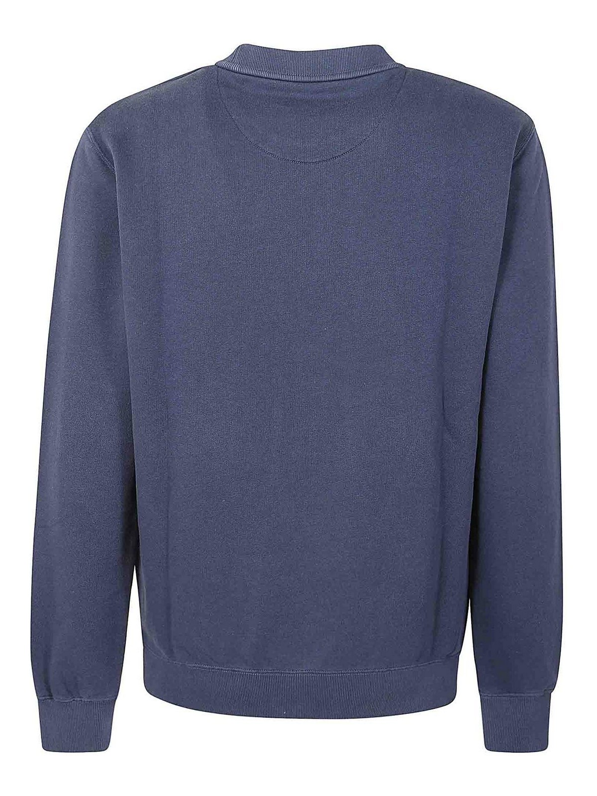 Shop Mc2 Saint Barth Cotton Sweatshirt In Blue