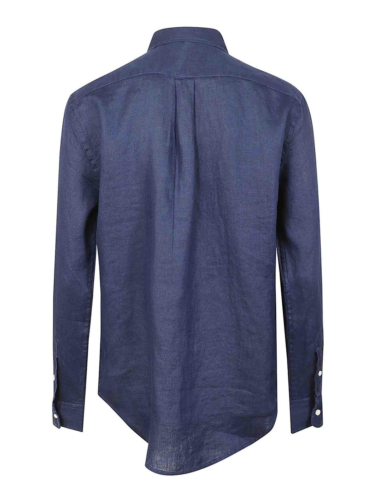Shop Polo Ralph Lauren Button Front Shirt In Blue