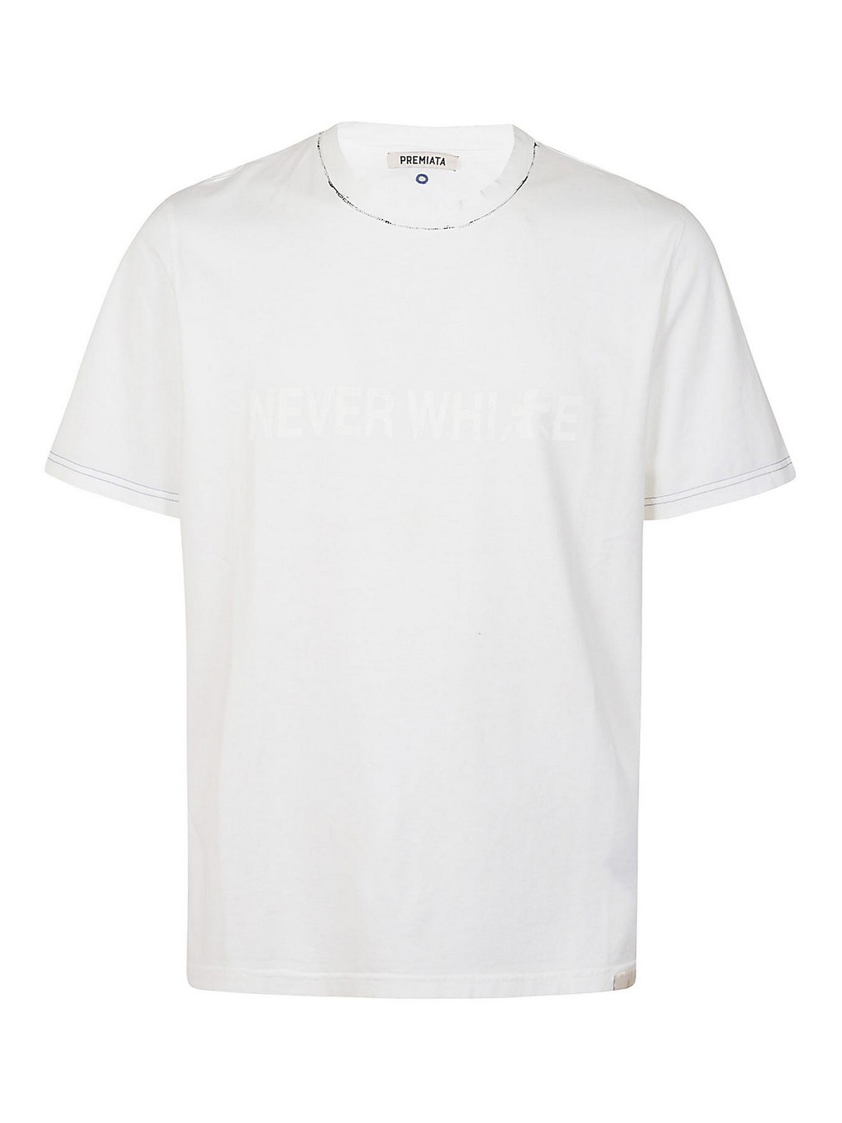 Shop Premiata Cotton T-shirt In White