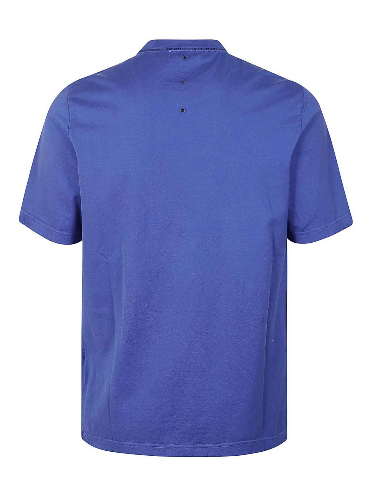 Shop Premiata Cotton T-shirt In Blue