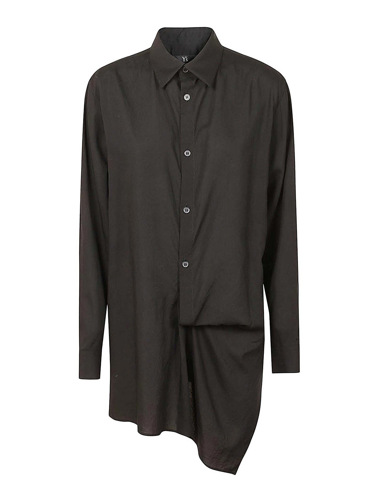 Shop Yohji Yamamoto Camisa - Negro In Black