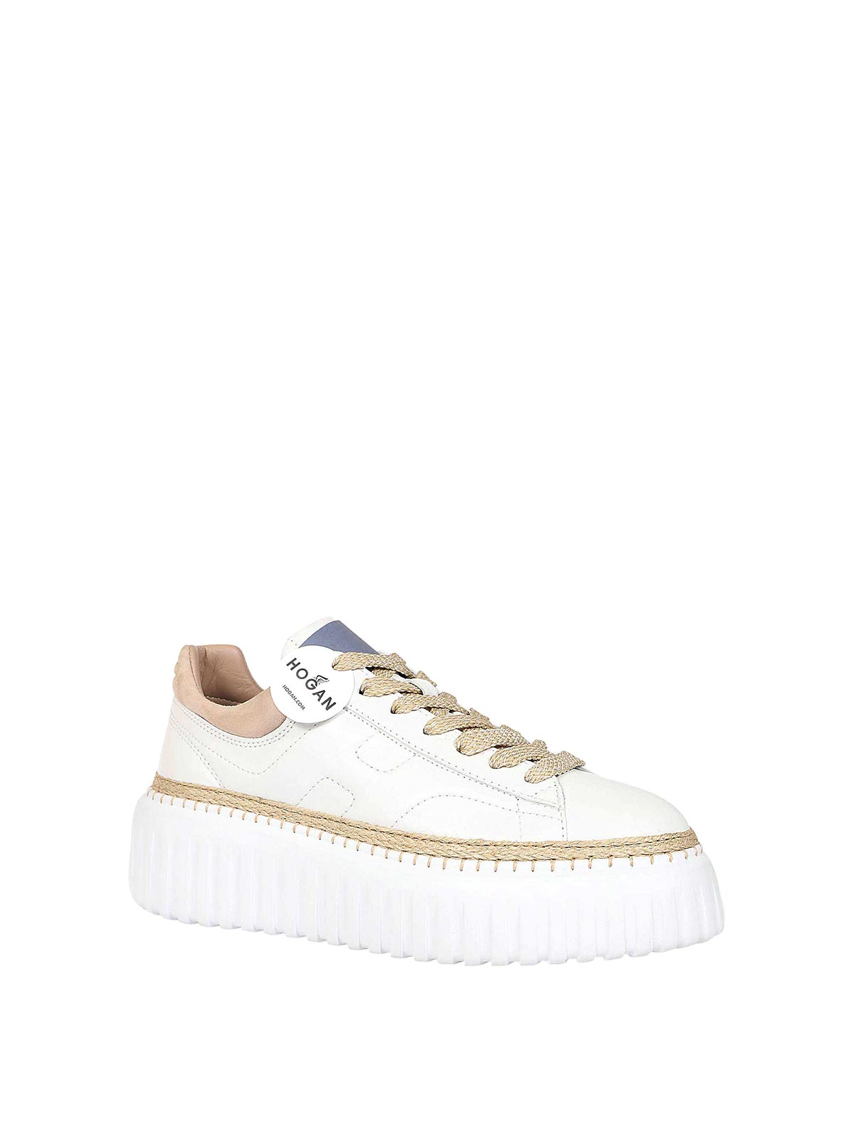Shop Hogan H659 Sneakers In White