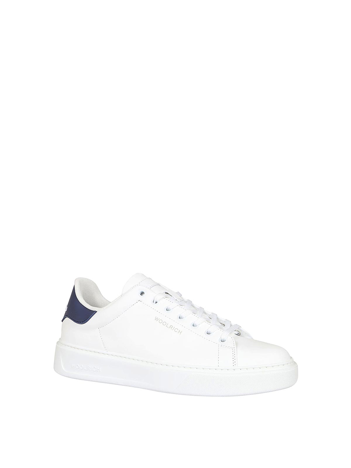 Shop Woolrich Logo Sneakers In White
