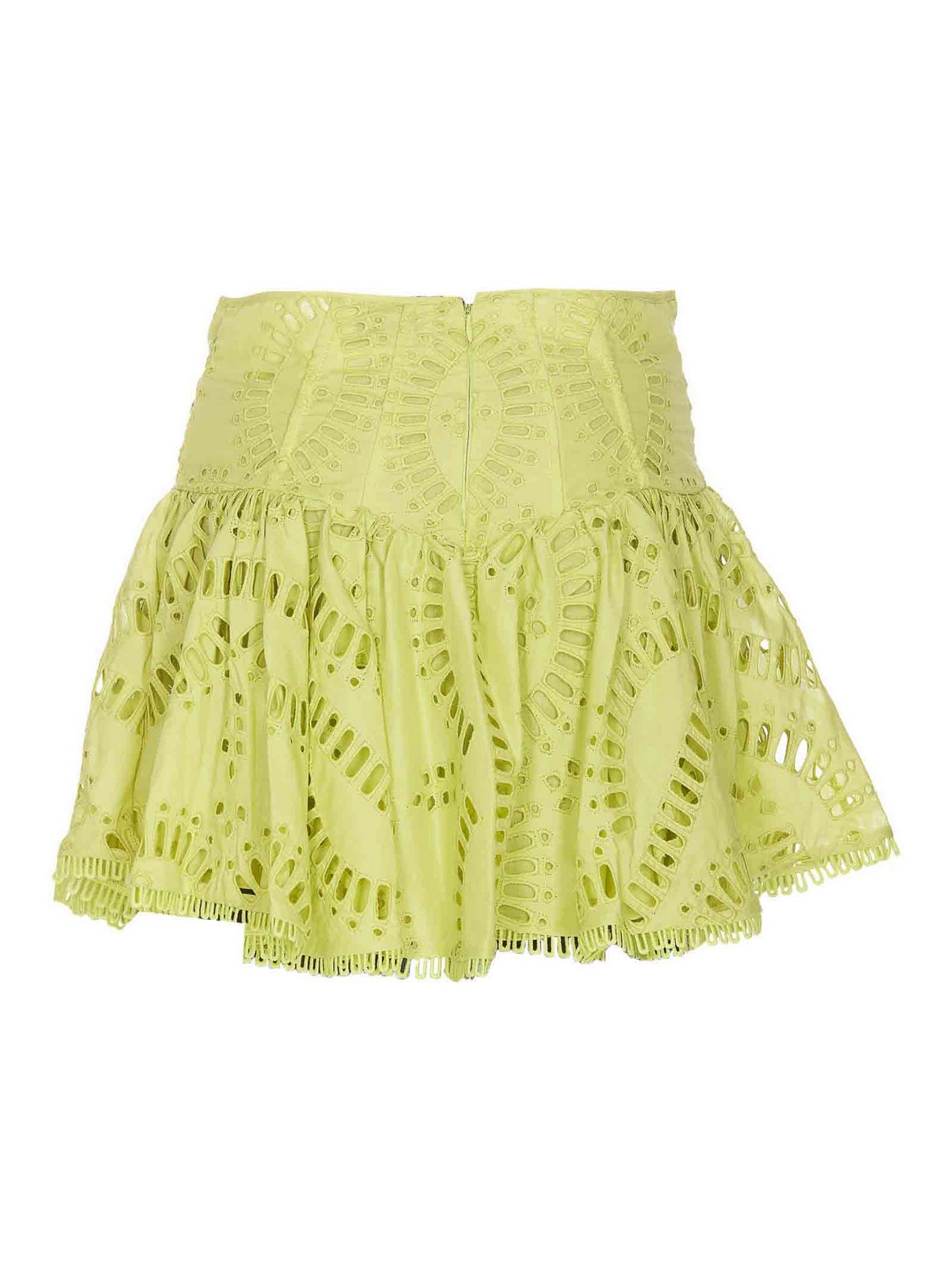 Shop Charo Ruiz Favik Short Skirt In Yellow