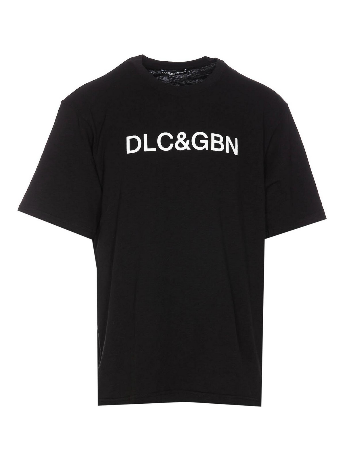 Dolce & Gabbana T-shirt Logo In Black  