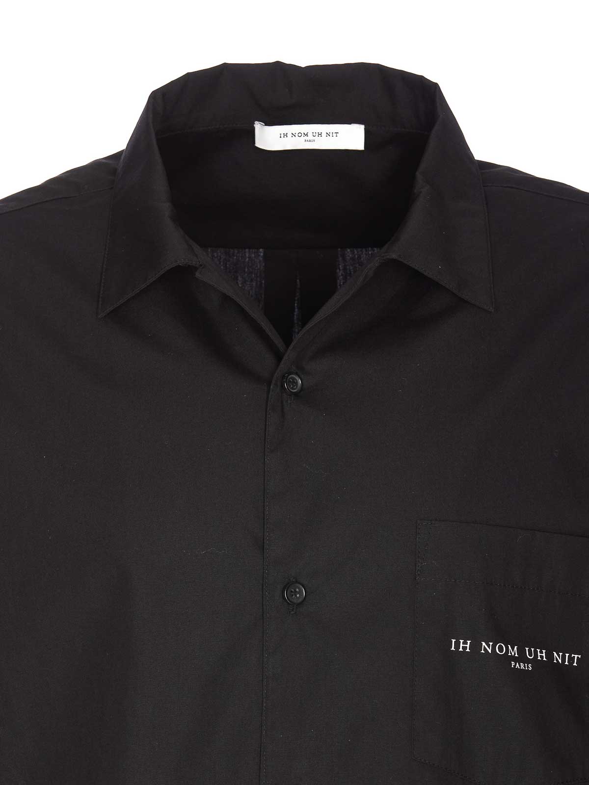 Shop Ih Nom Uh Nit Logo Bowling Shirt In Black
