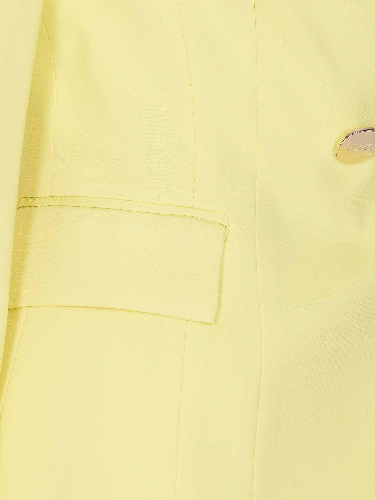 Shop Liu •jo Jacket In Yellow