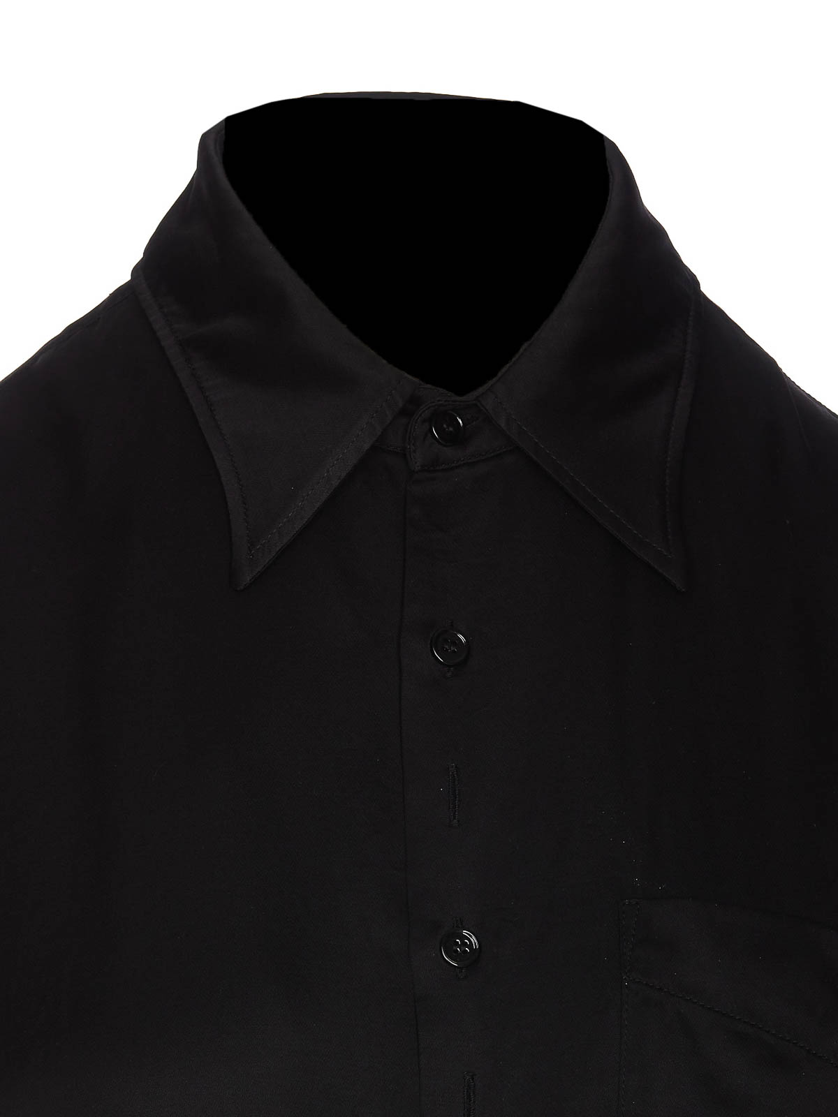 Shop Mm6 Maison Margiela Camisa - Negro In Black
