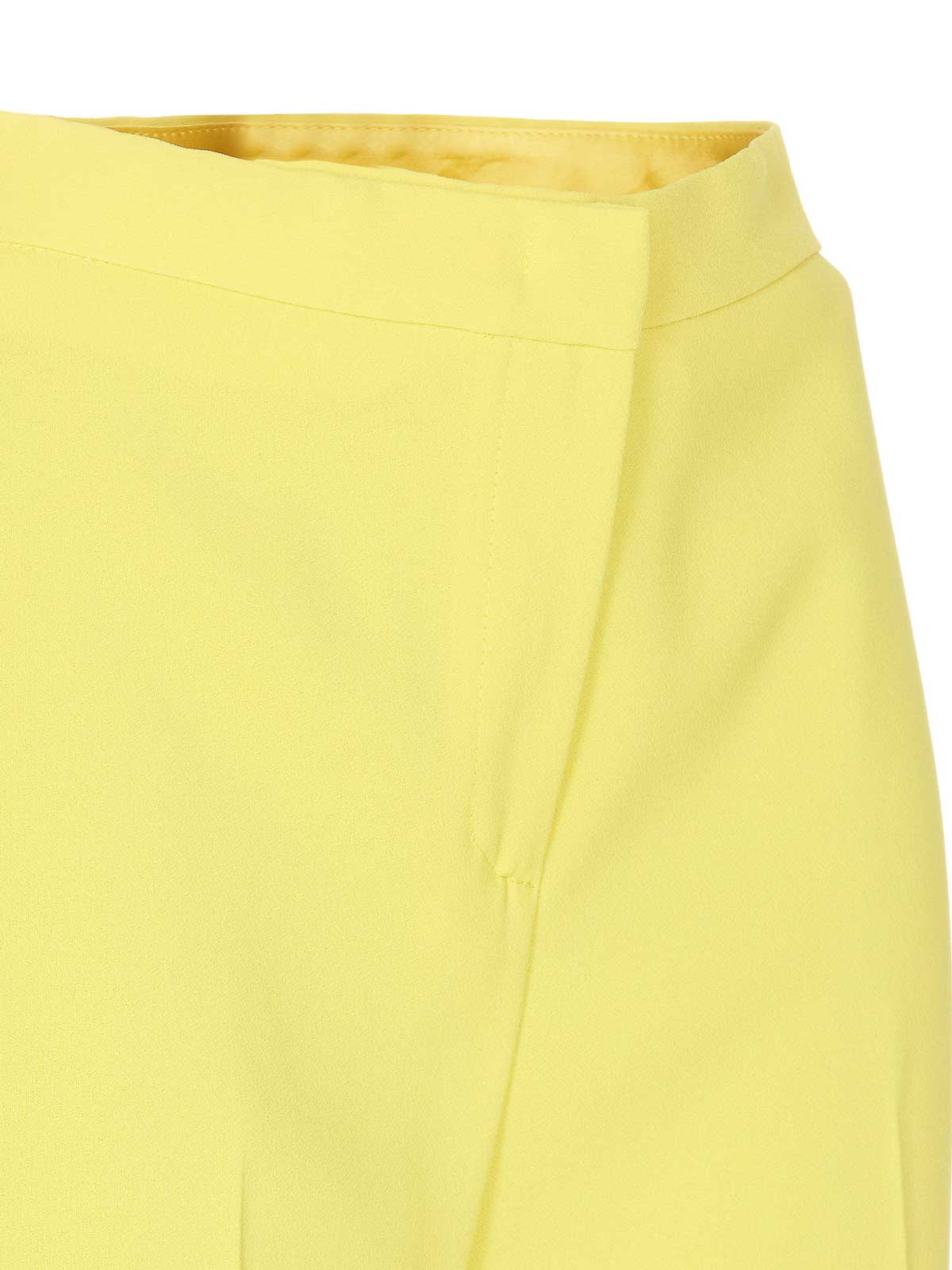 Shop Pinko Shorts - Hulka In Yellow