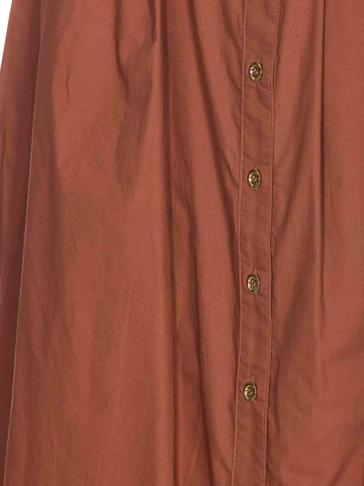 Shop Pinko Ecuba Skirt In Brown