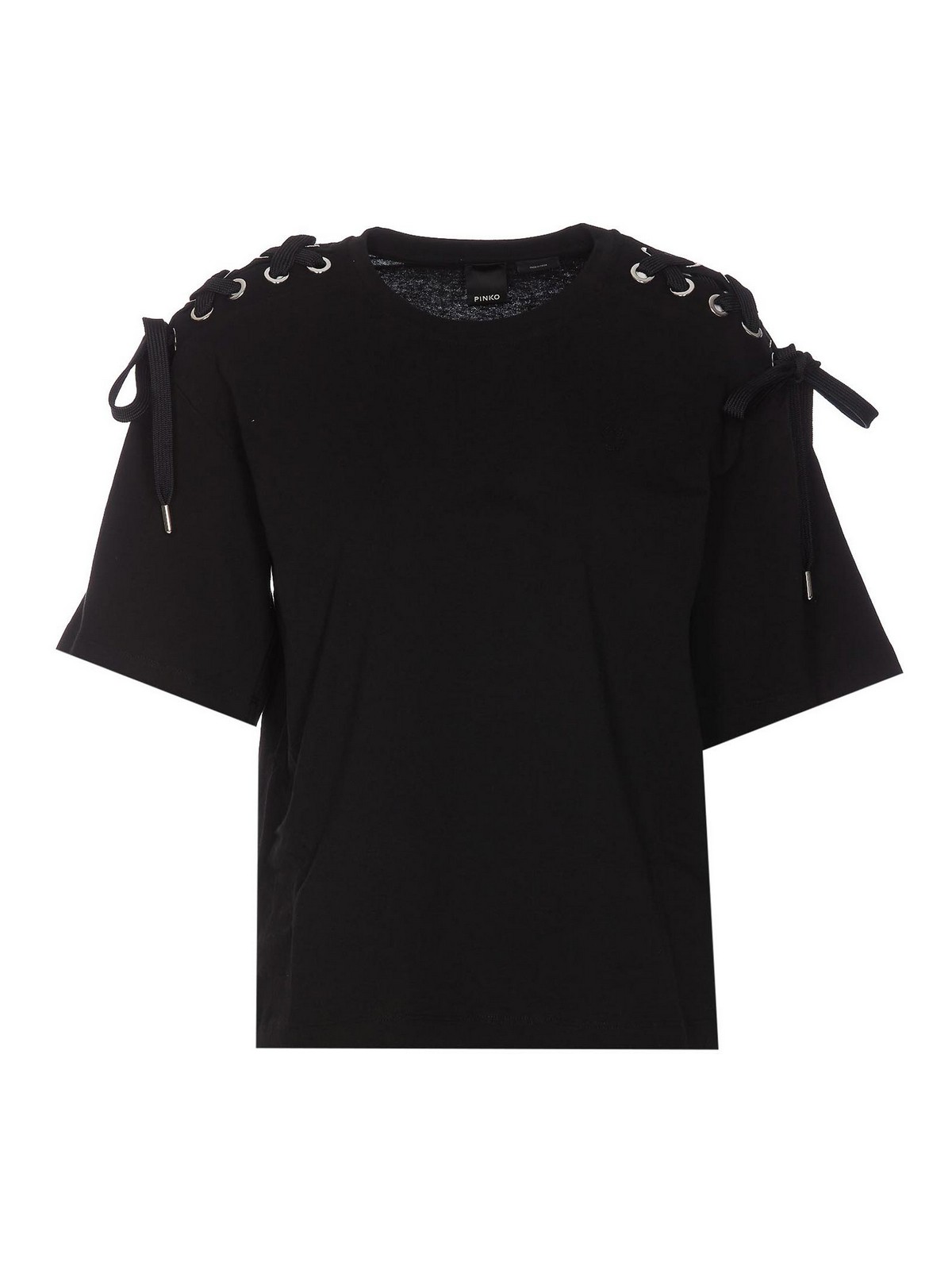 Pinko Maverick T-Shirt - Black - Women | 103438A1UAZ99