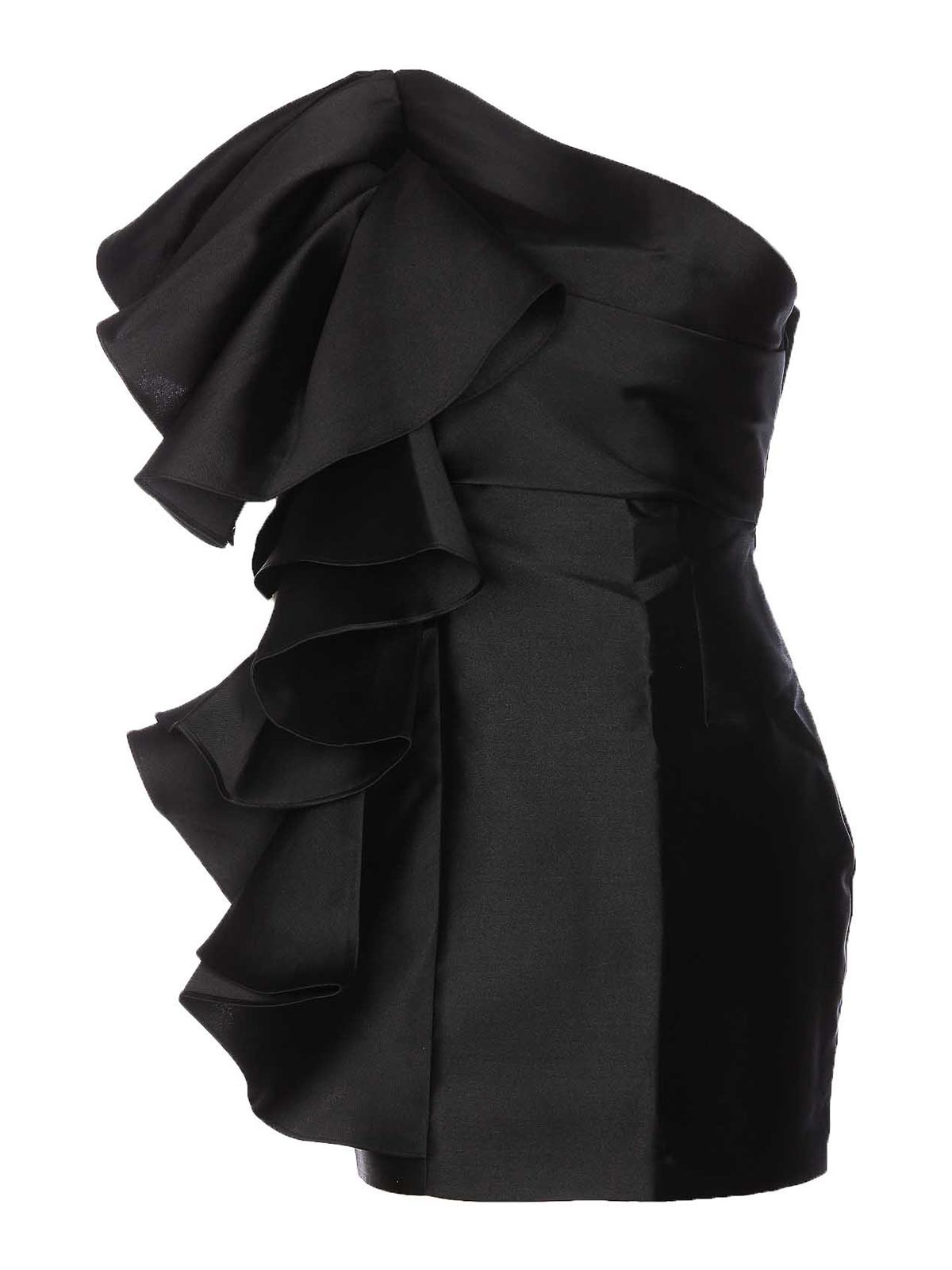 Solace London Rio Mini Dress In Black