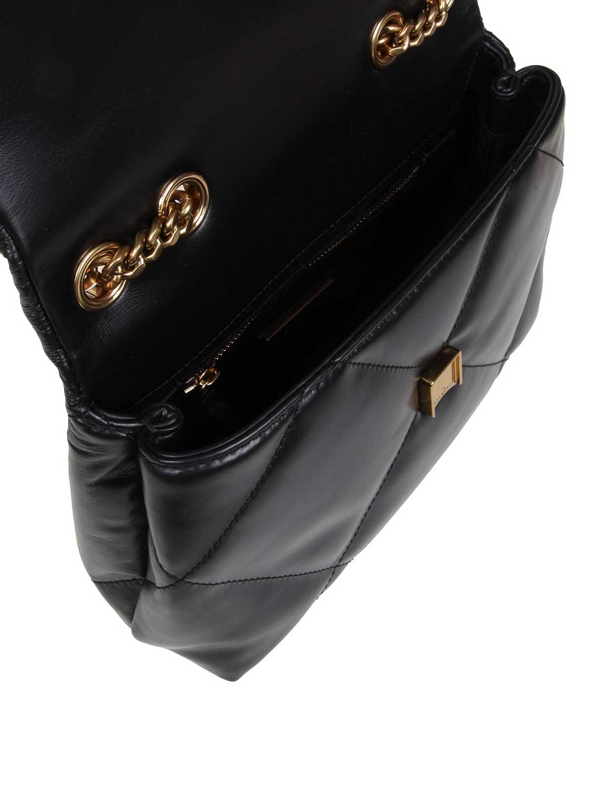 Shop Tory Burch Kira Diamond Quilted Bag In Black