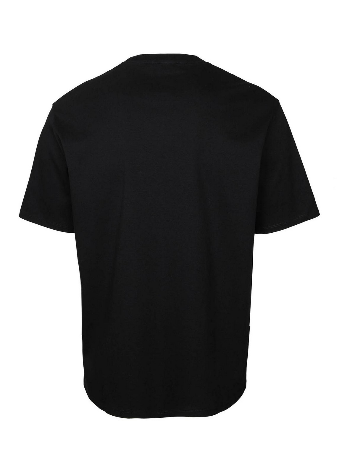 Shop Lanvin Cotton T-shirt With Logo In Black