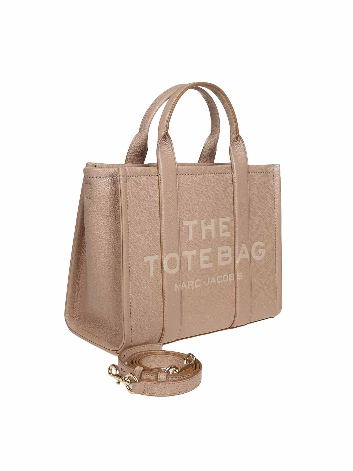 Shop Marc Jacobs Medium Tote In Camel Leather