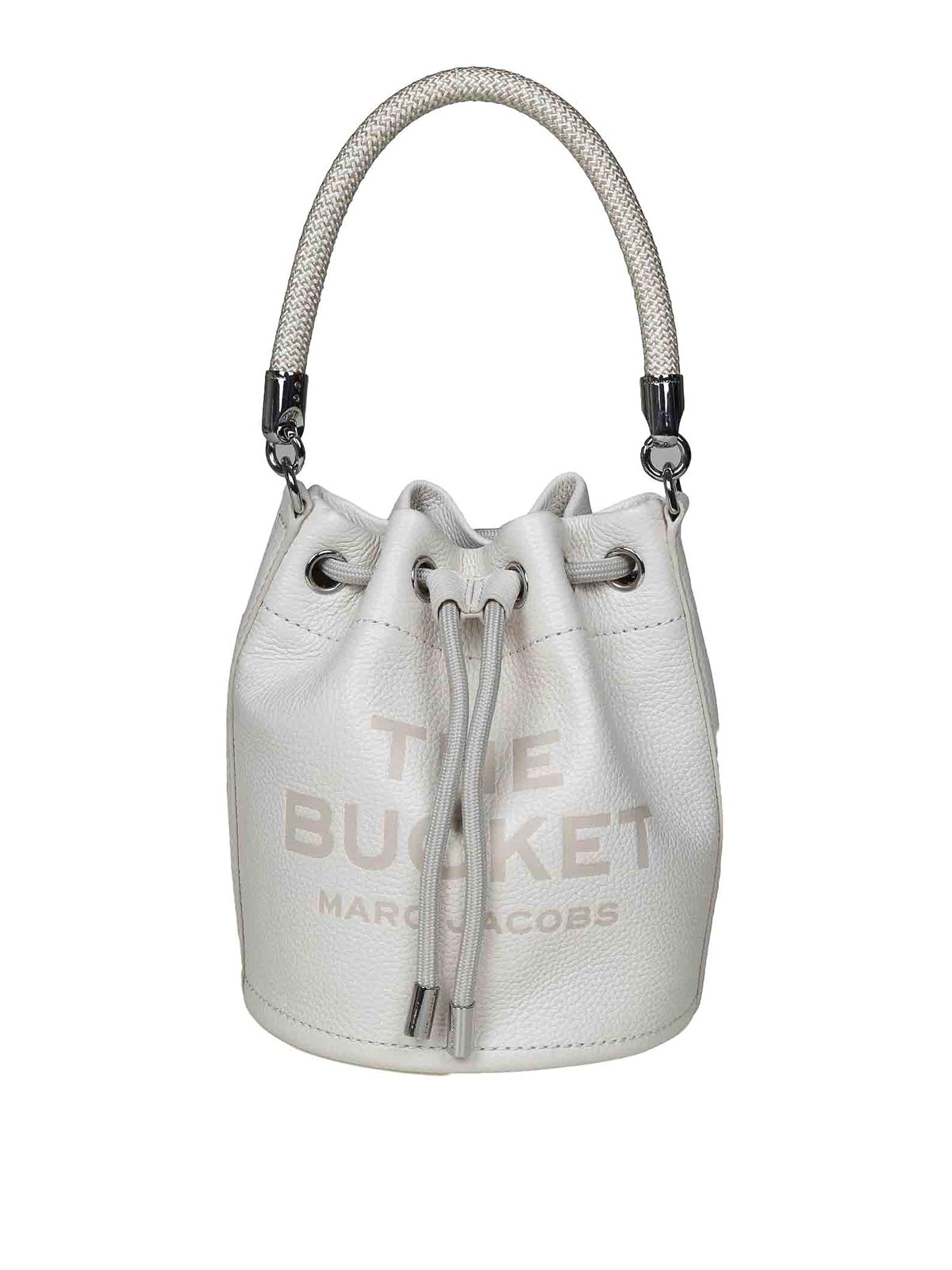 Marc Jacobs the bucket in white leather|H652L01PF22140COTTON