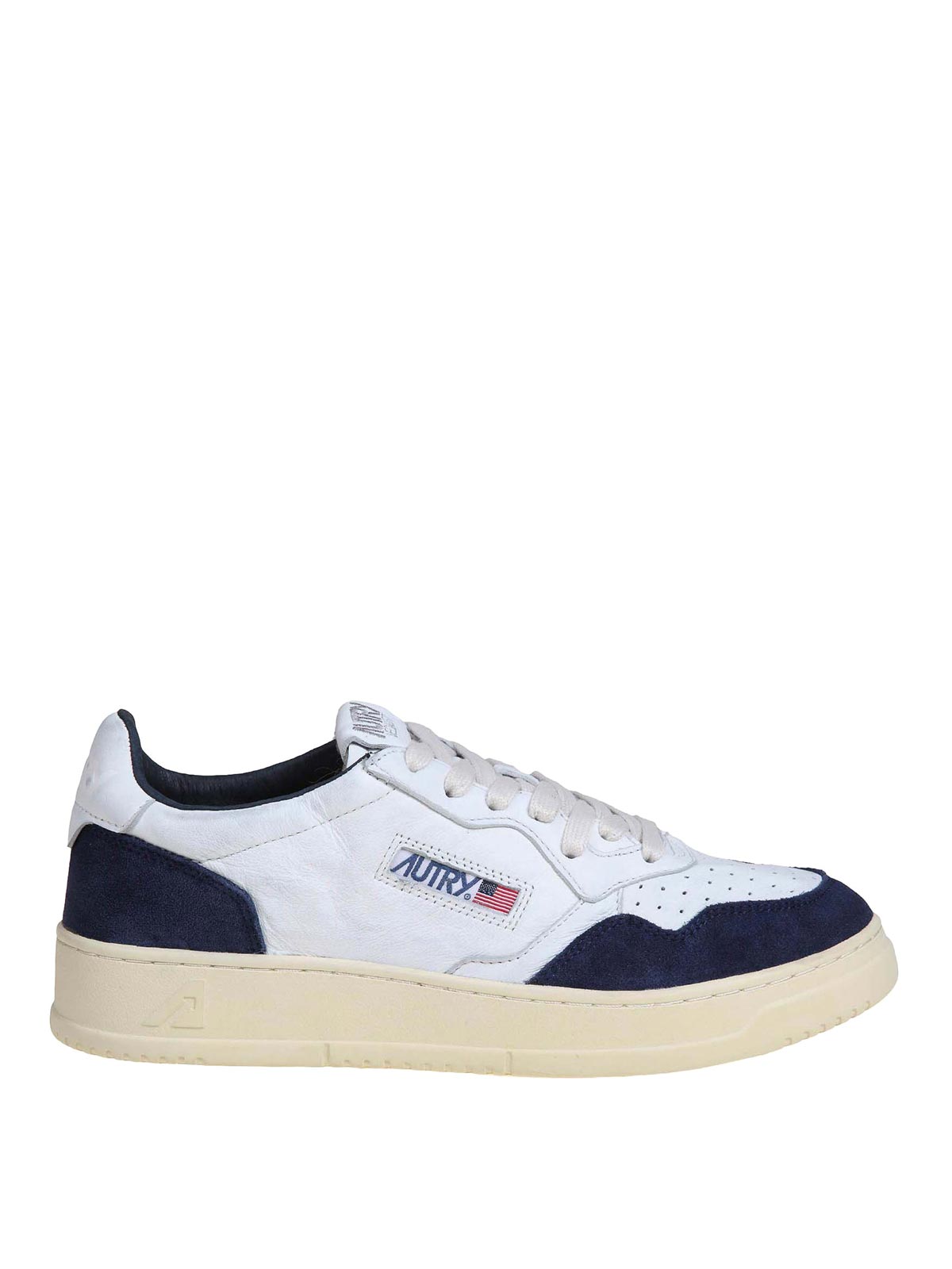 Shop Autry Medalist Sneakers In  Leather In White