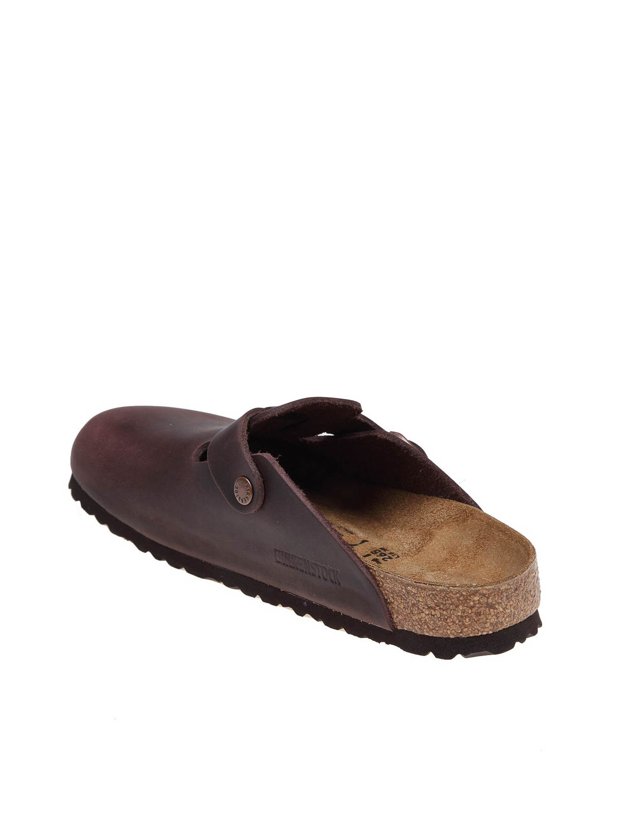 Shop Birkenstock Boston-oiled Mules In Beige