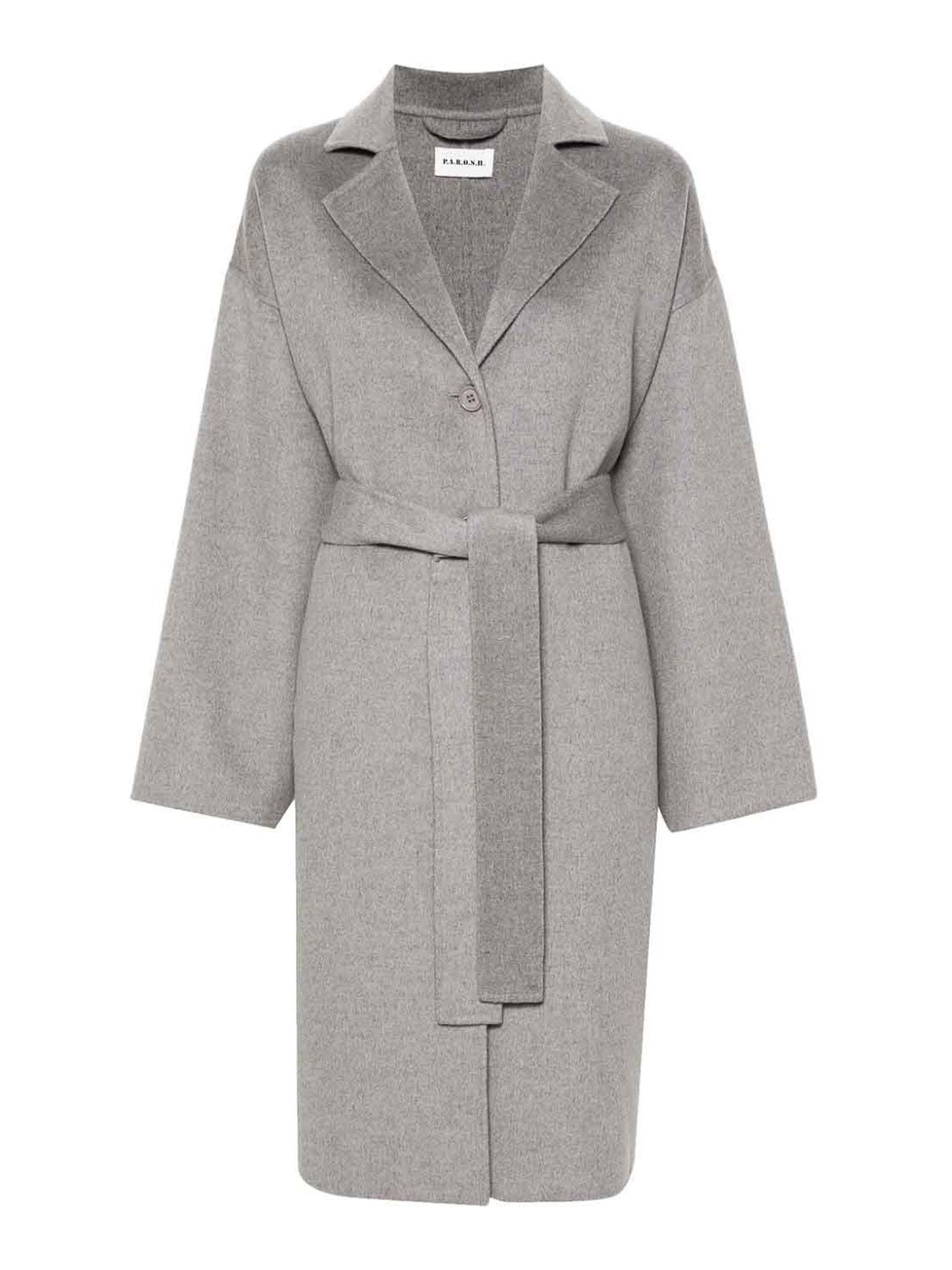 P.A.R.O.S.H FELTED WOOL-BLEND MAXI COAT