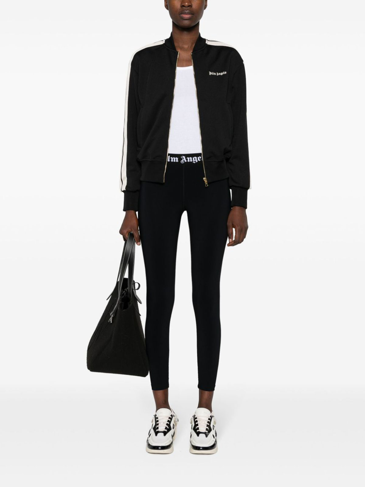 Shop Palm Angels Chaqueta Bomber - Negro In Black
