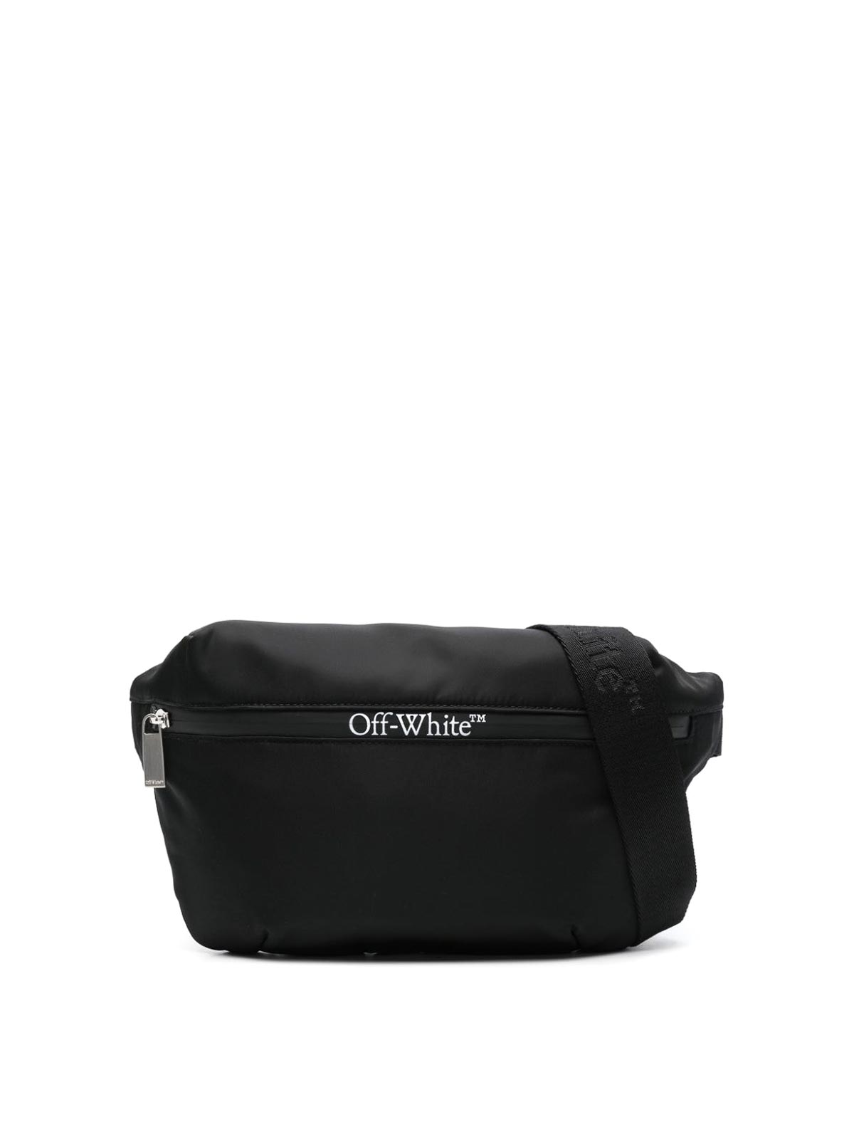Shop Off-white Logo-print Belt Bag In Black