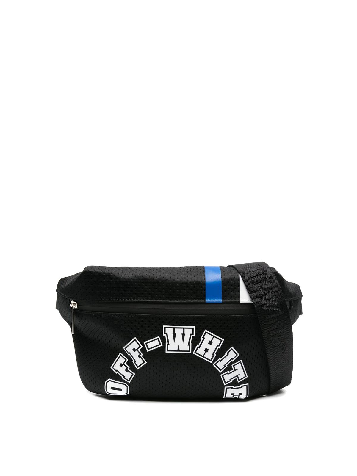 Shop Off-white Outdoor Baseball Mesh Belt Bag In Black