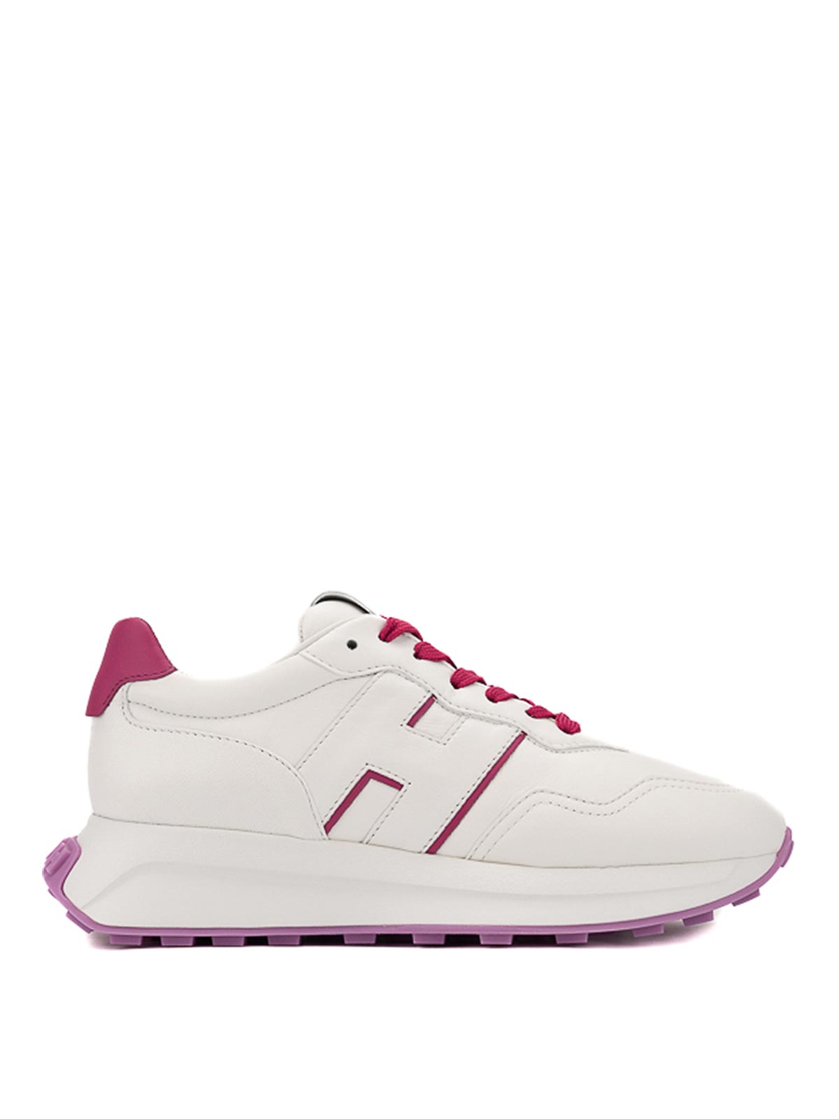 Hogan H641 White Fuchsia Sneakers