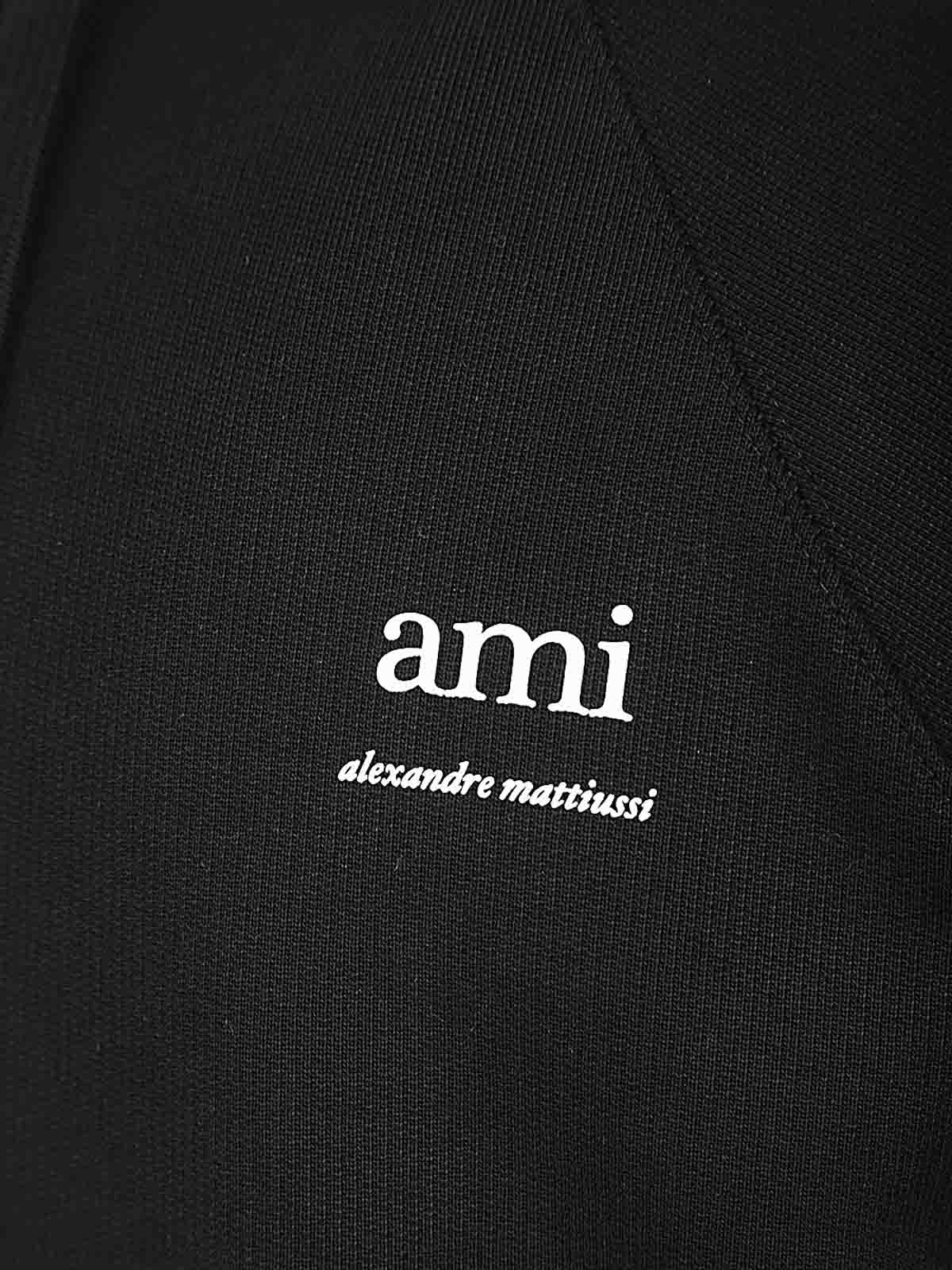Shop Ami Alexandre Mattiussi Sudadera - Negro In Black