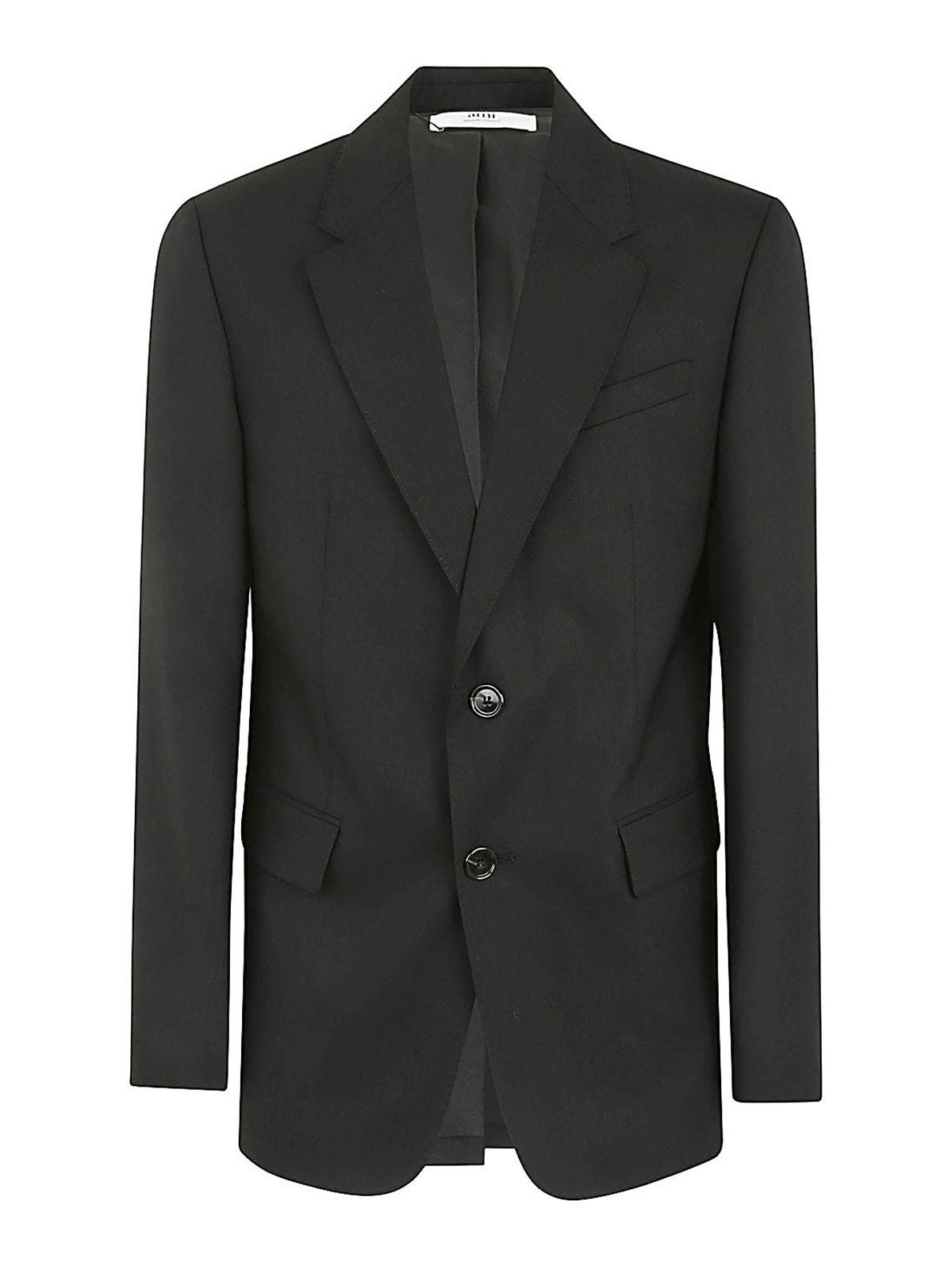 Shop Ami Alexandre Mattiussi Two Buttons Jacket In Black