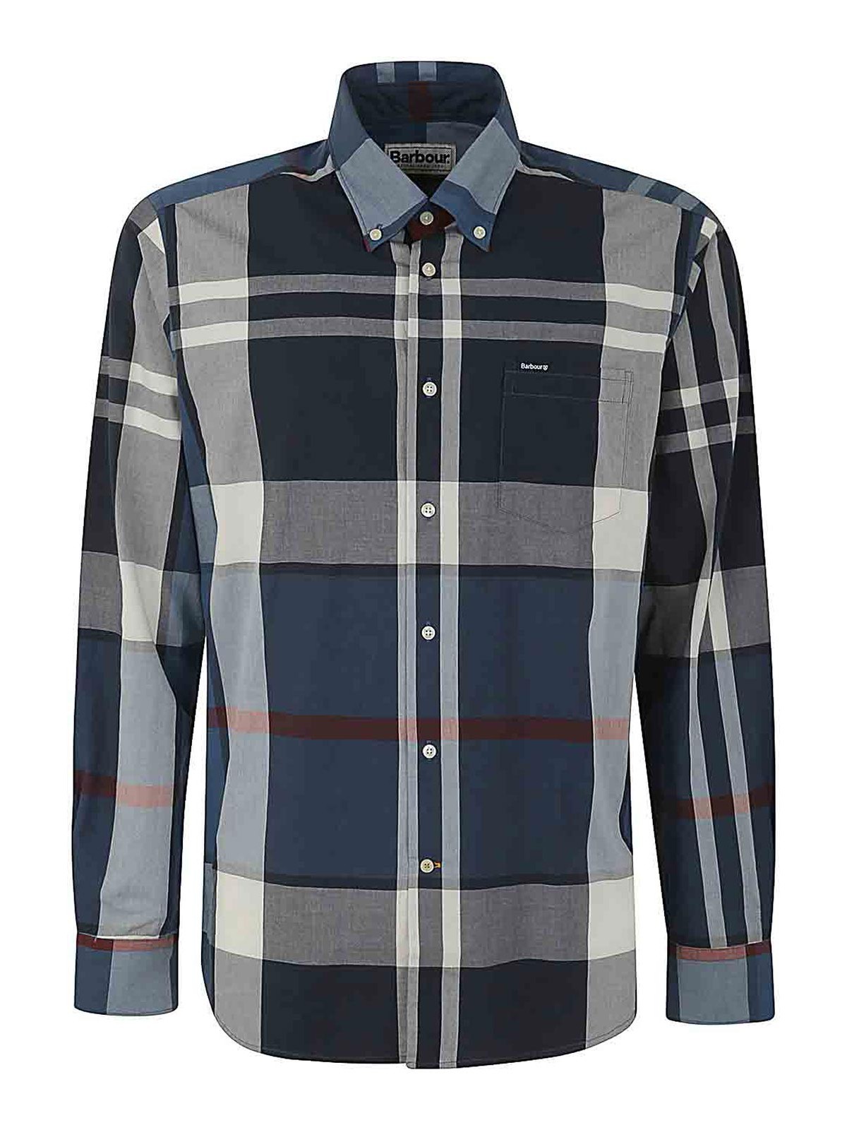 Shop Barbour Harris Tailored Shirt In Blue