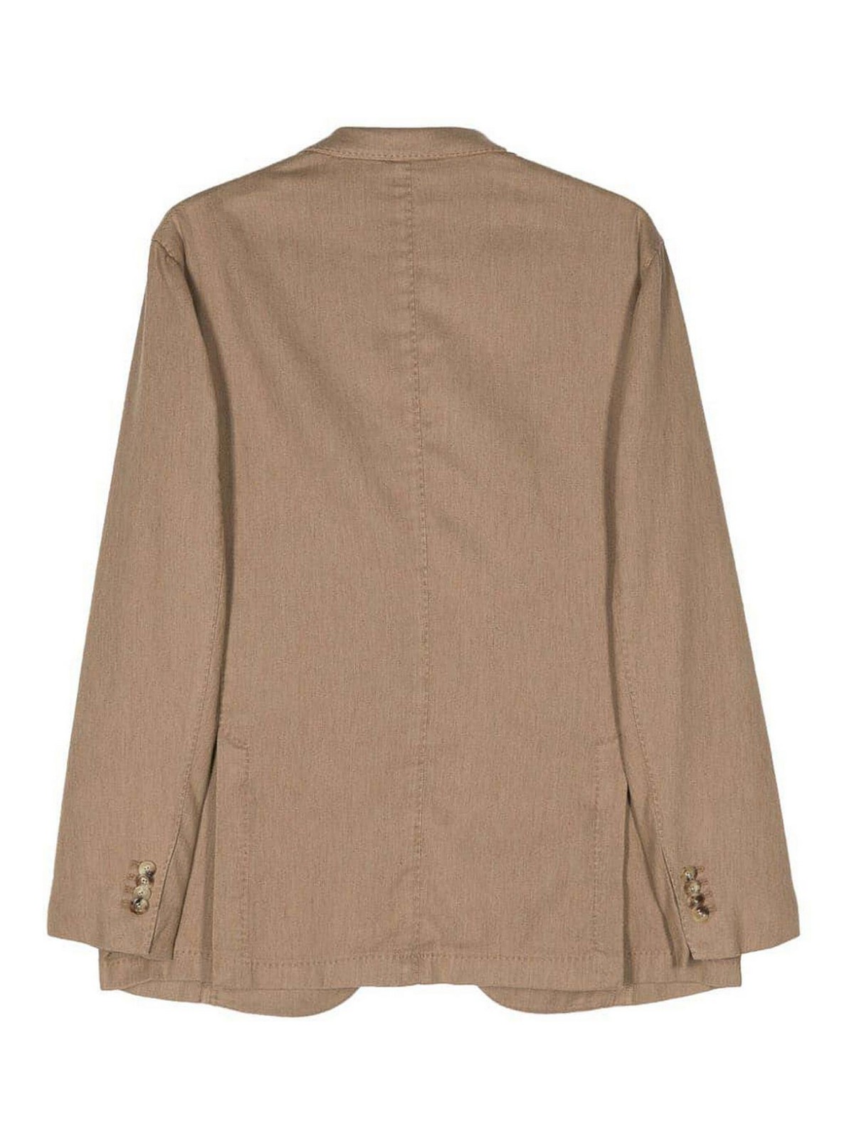 Shop Boglioli Cotton Jacket In Brown