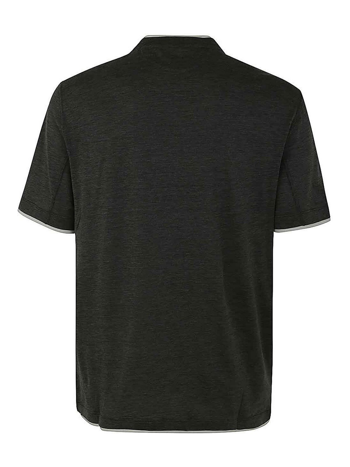 Shop Brunello Cucinelli Camiseta - Gris In Grey