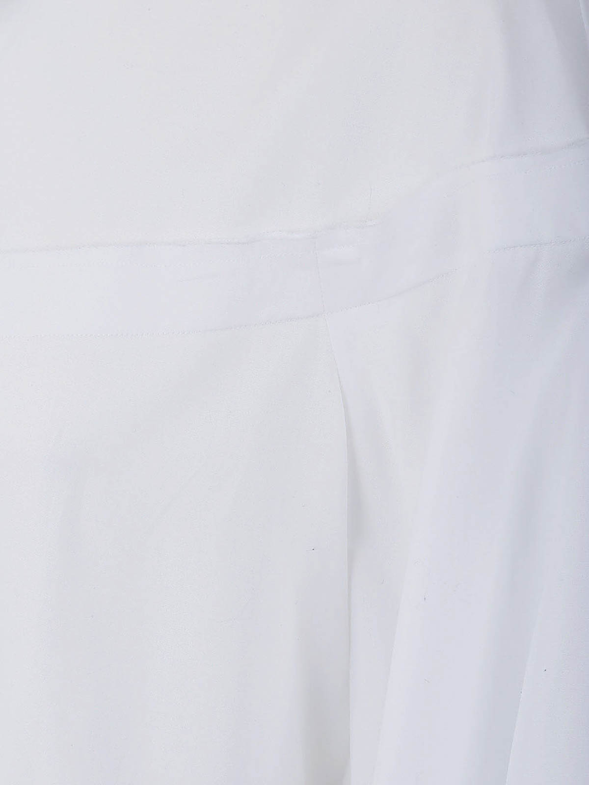 Shop Comme Des Garçons Balloon Sleeves Shirt In White