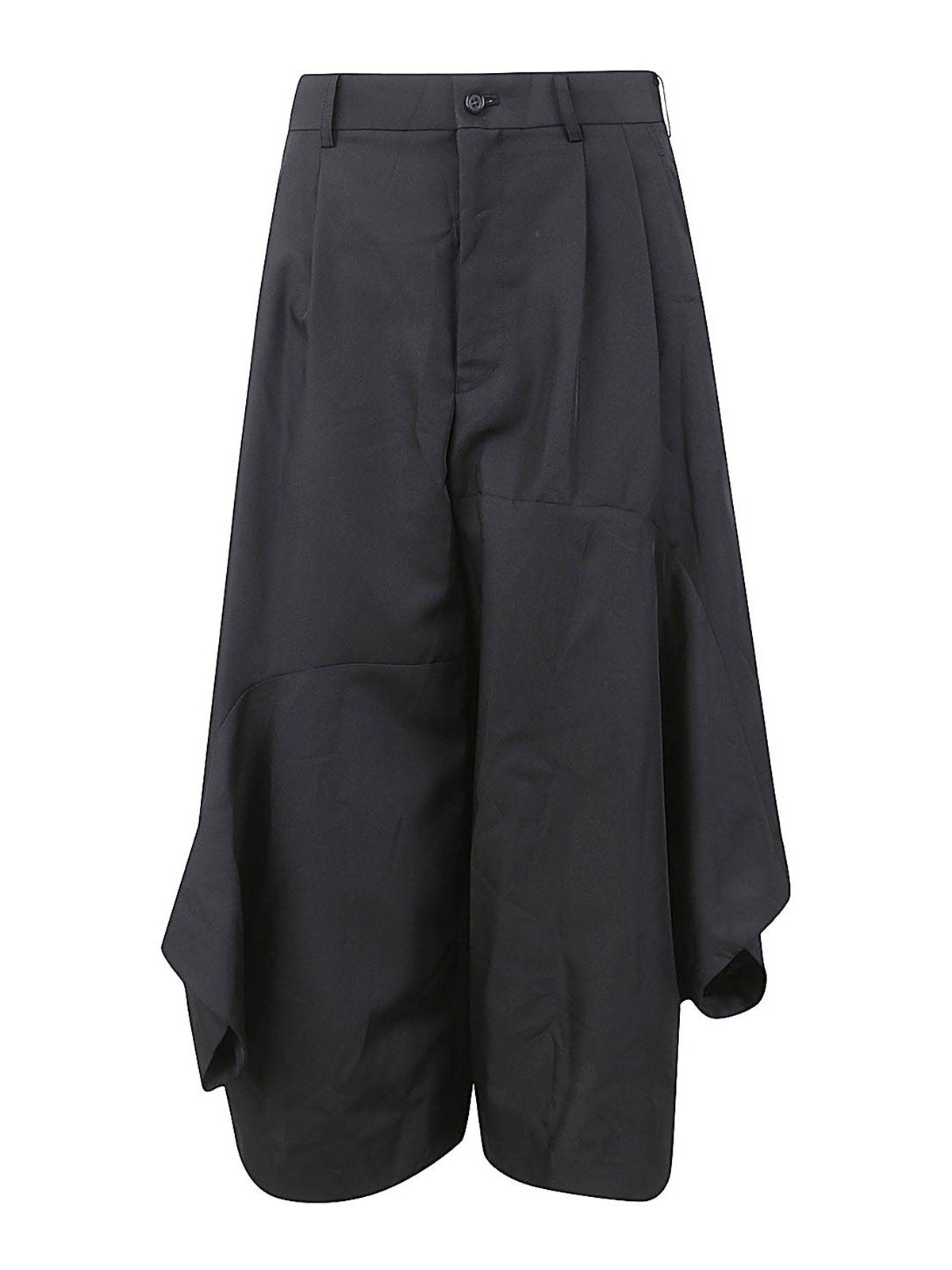 Shop Comme Des Garçons Pants Skirt In Black