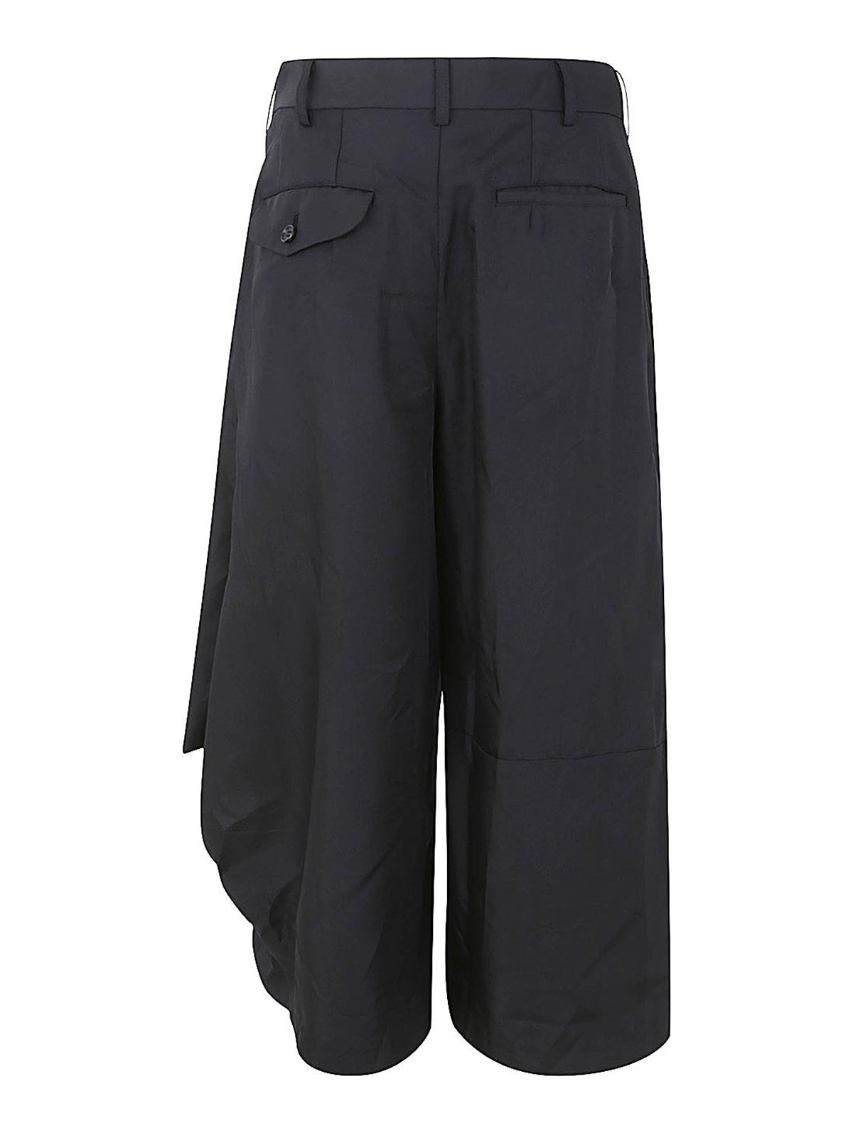 Shop Comme Des Garçons Pants Skirt In Black