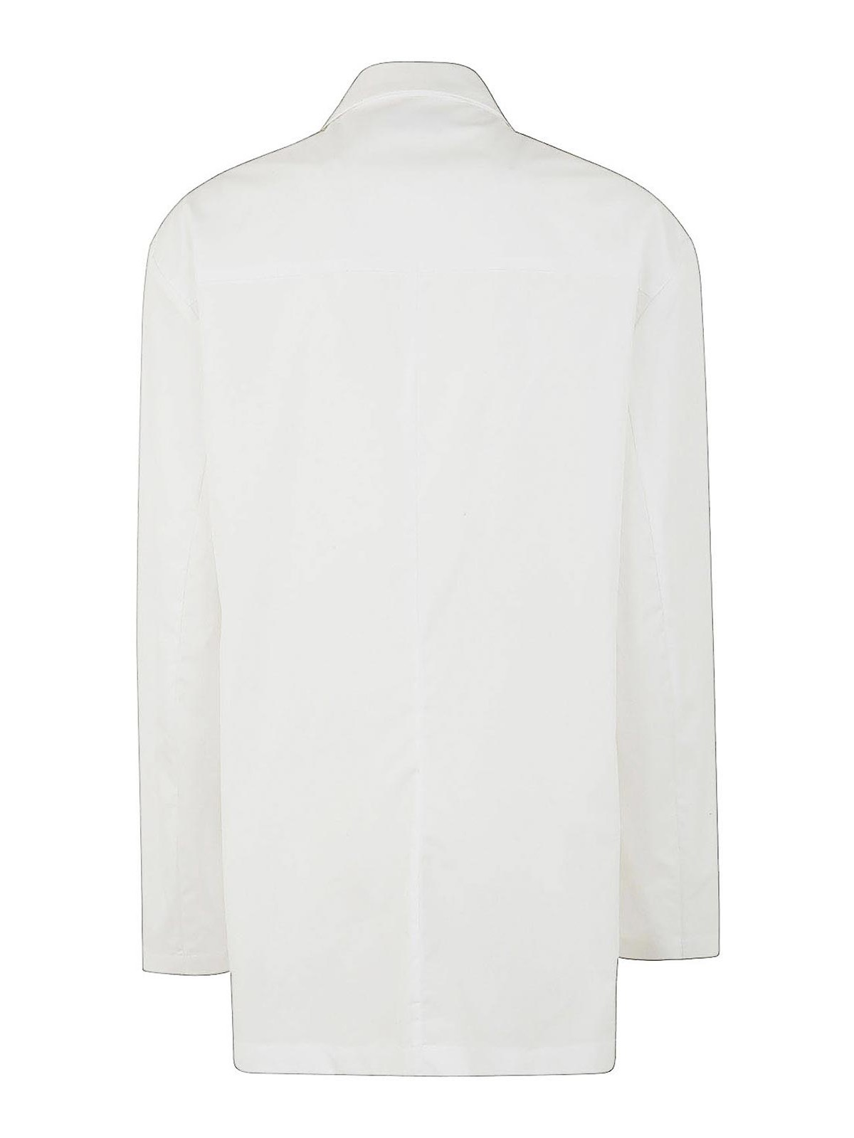 Shop Dries Van Noten Camisa - Caplan In White