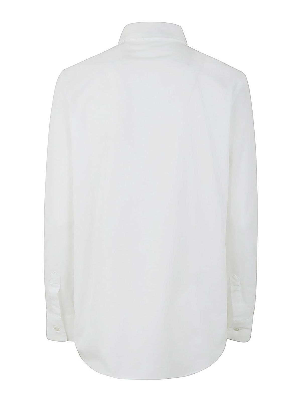 Shop Etro Camisa - Oxford In White