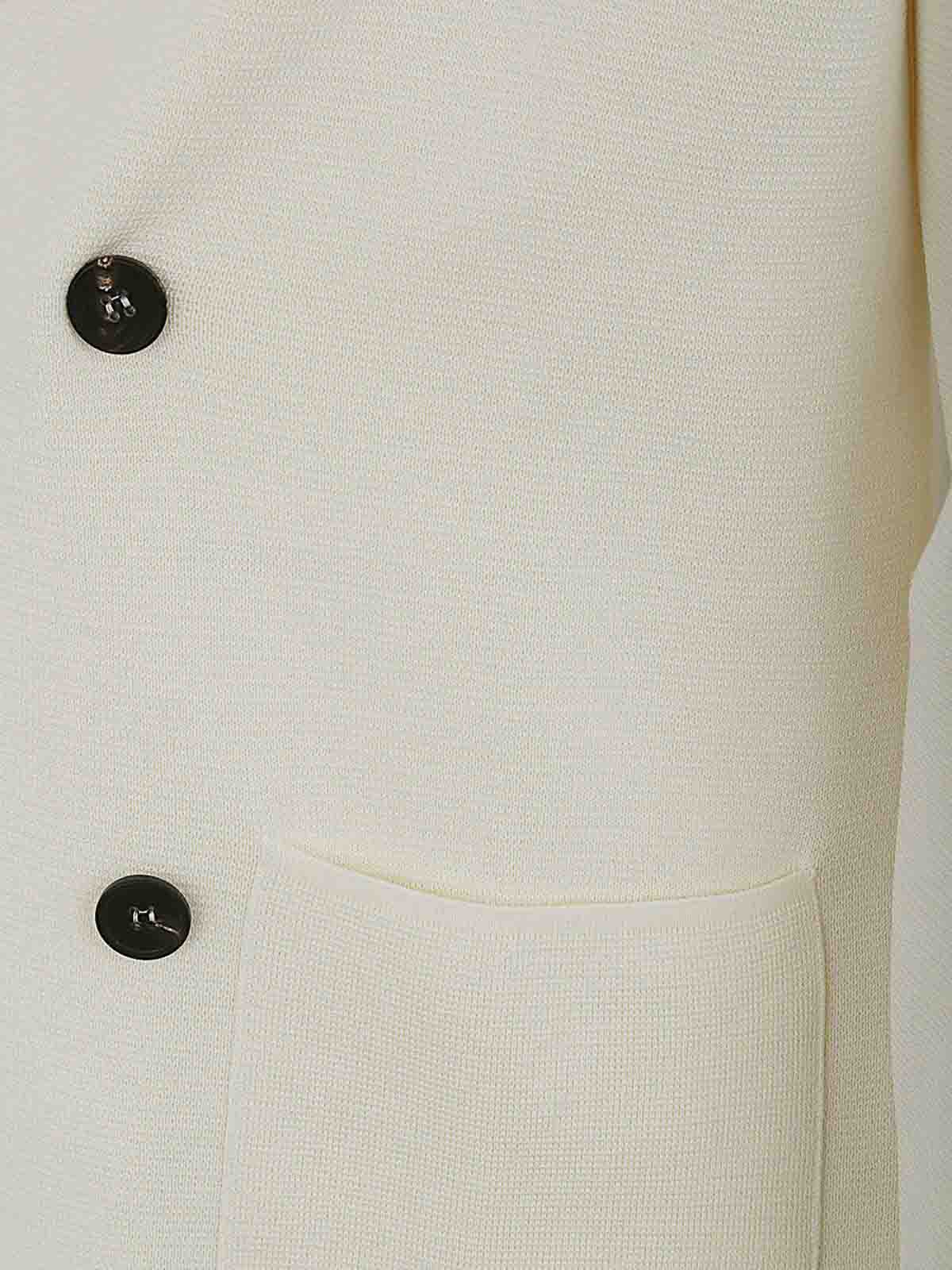 Shop Filippo De Laurentiis Double Breasted Jacket In White