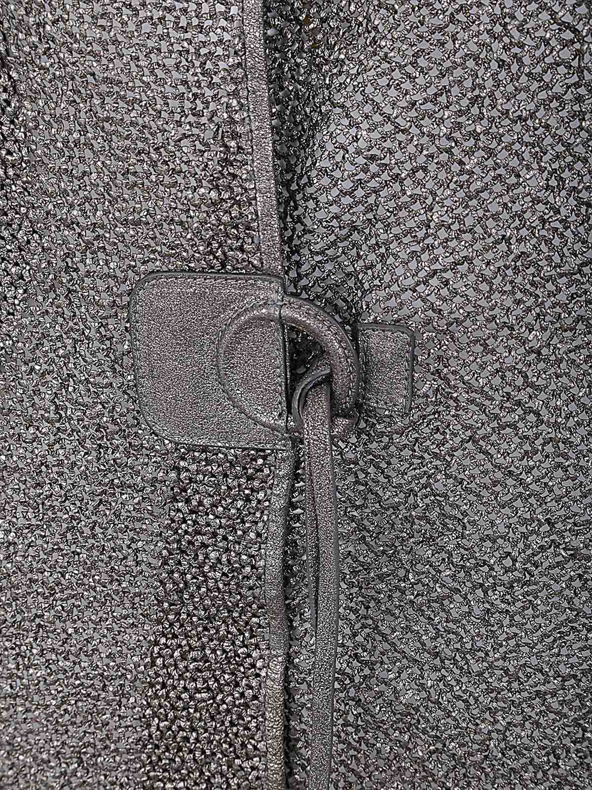 Shop Giorgio Armani Nappa Jacket In Grey