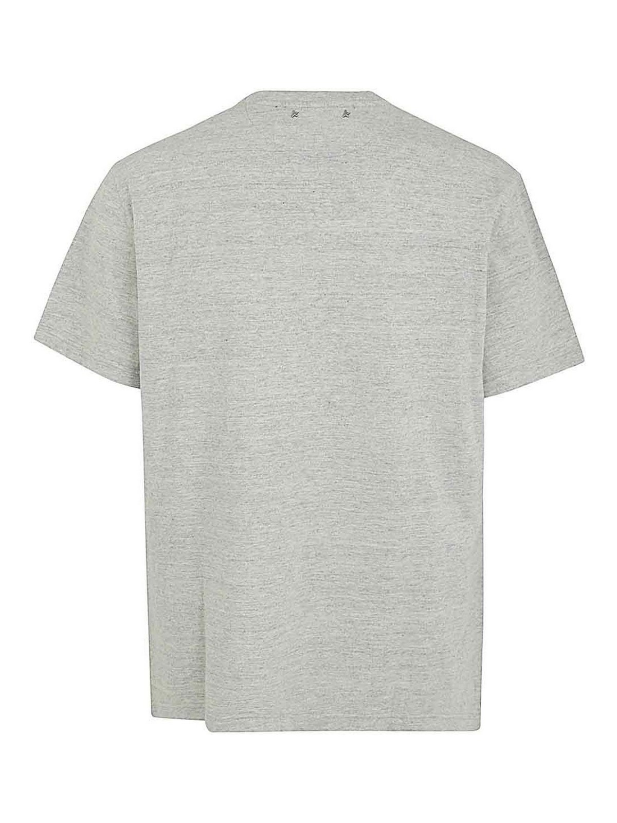 Shop Golden Goose Camiseta - Gris In Grey