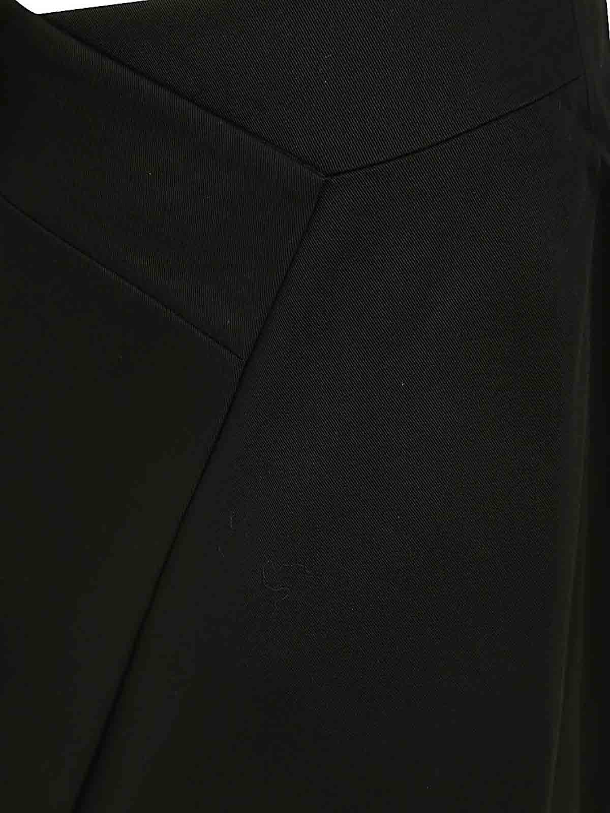 Shop Patou Wrap Midi Skirt In Black