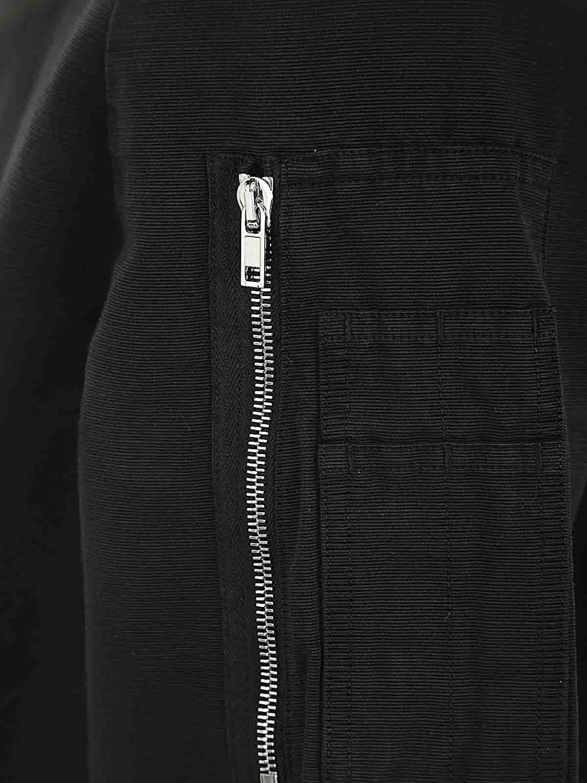 Shop Rick Owens Bomber Jacket In Black
