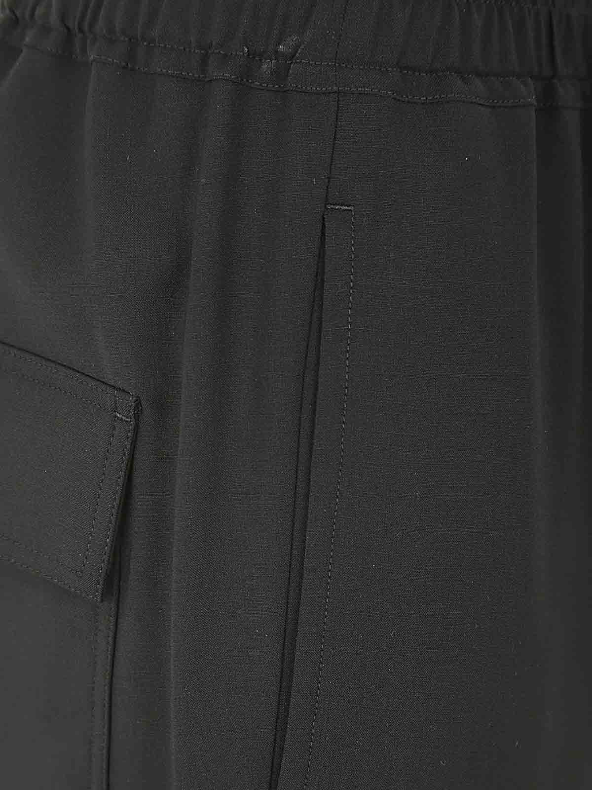 Shop Rick Owens Long Trousers In Black