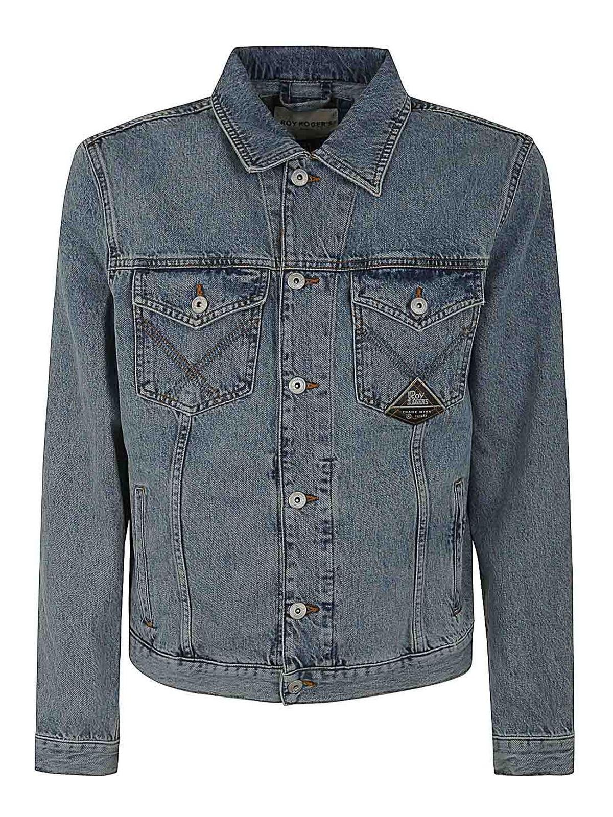 Shop Roy Rogers New Simply Jacket In Blue