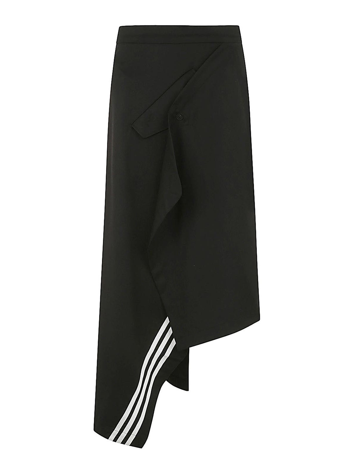 Shop Y-3 Long Skirt In Black