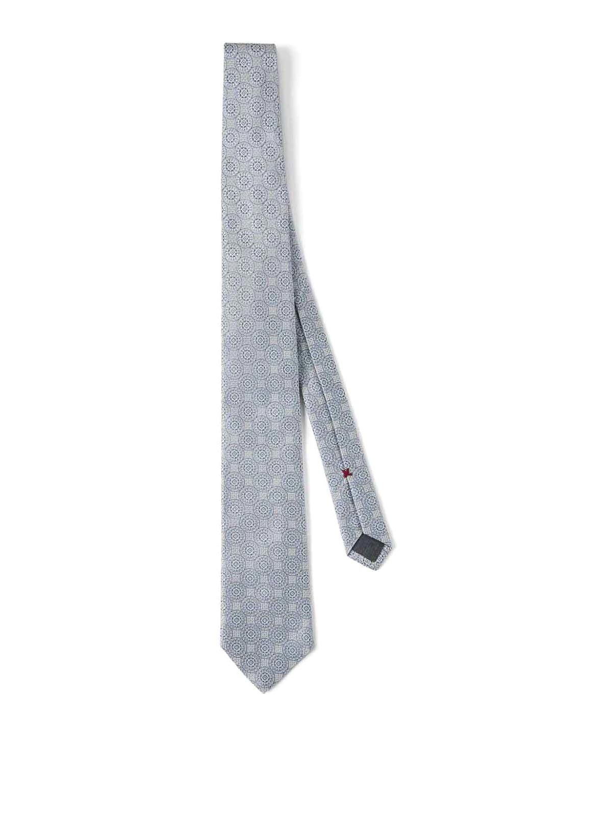 Shop Brunello Cucinelli Tie In Grey