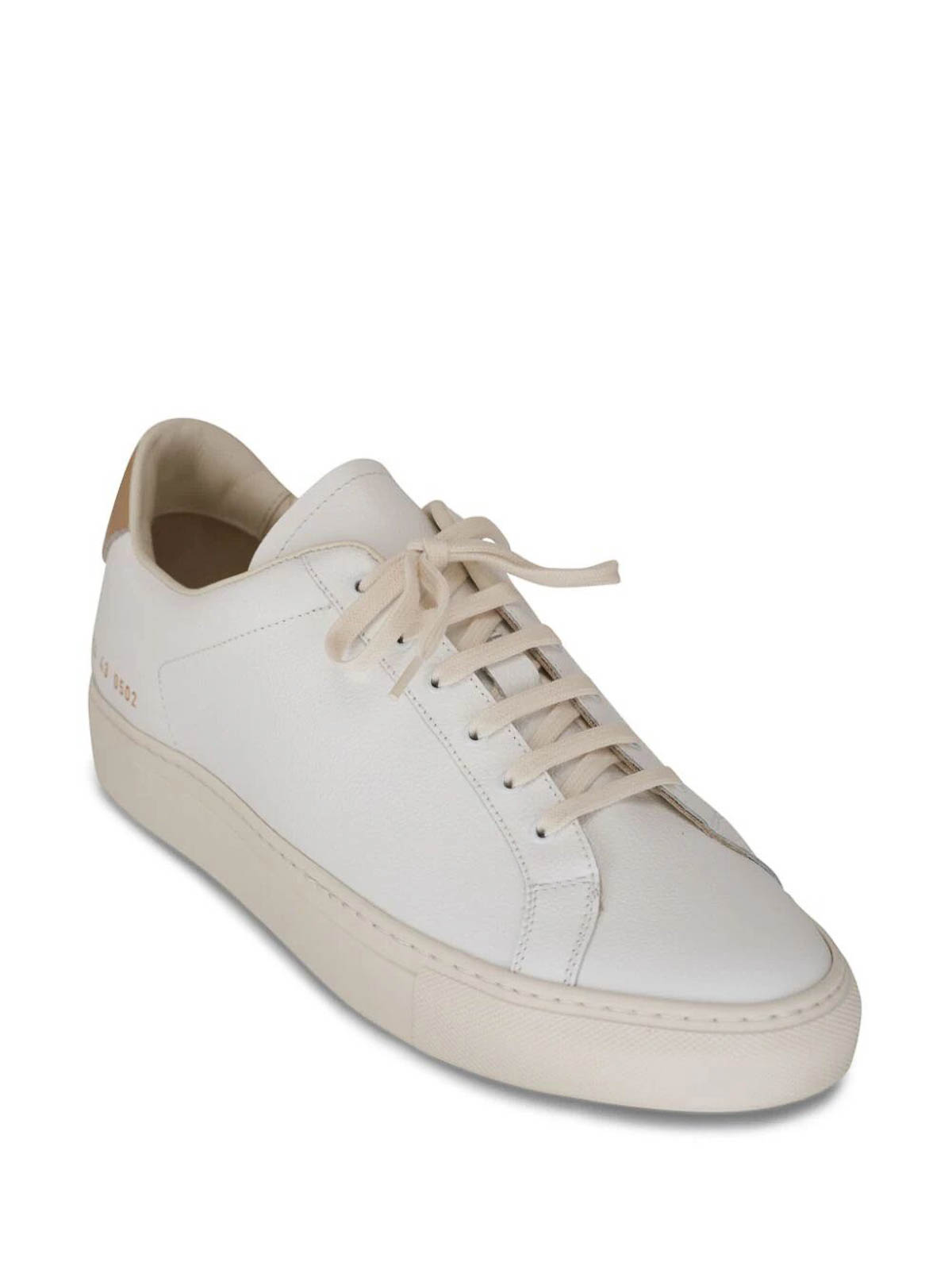 Shop Common Projects Retro Bumby Sneakers In White
